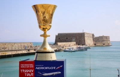 Trophy Tour: Το τρόπαιο του Παγκοσμίου Κυπέλλου Ανδρών στο Ηράκλειο
