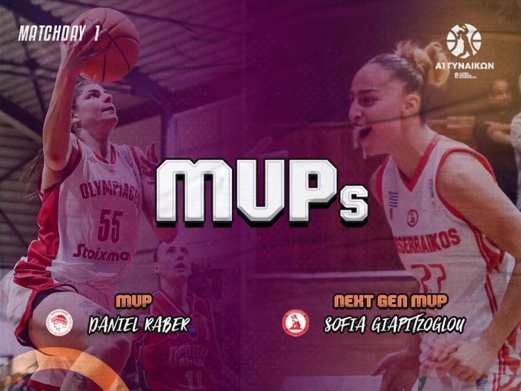 MVP της 1ης αγωνιστικής η Ράμπερ, MVP Next Gen η Γιαπιτζόγλου