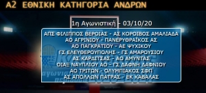 Το πρόγραμμα της Α2, Β’ και Γ’ – Με Τρίτωνα ξανά ο Ολυμπιακός Β’